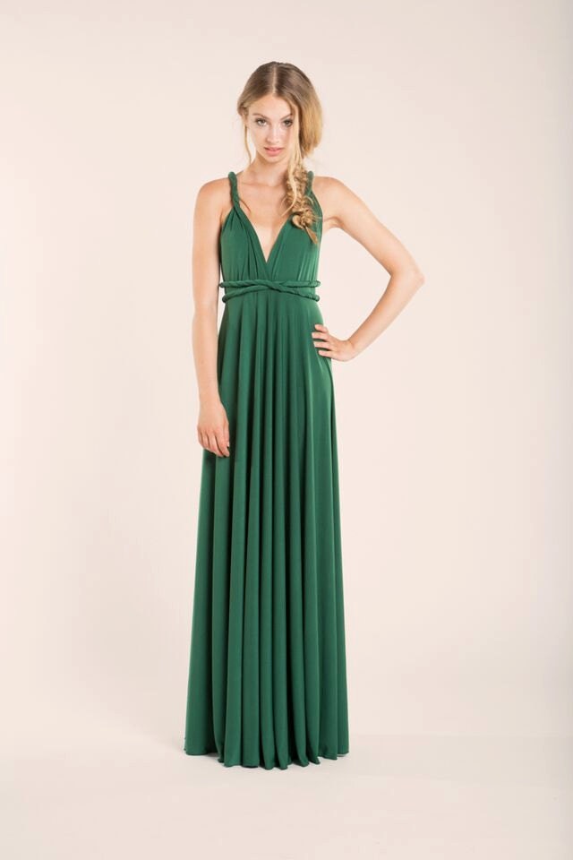 Long Green Dress
